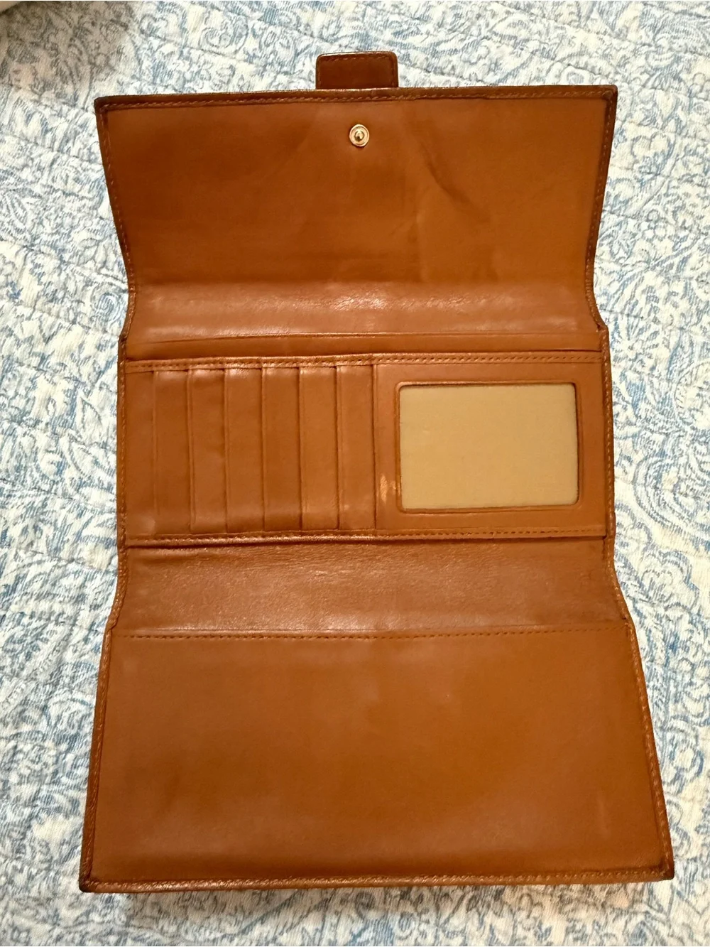 Coach Soho Rare Green Signature C Monogram Trifold Wallet